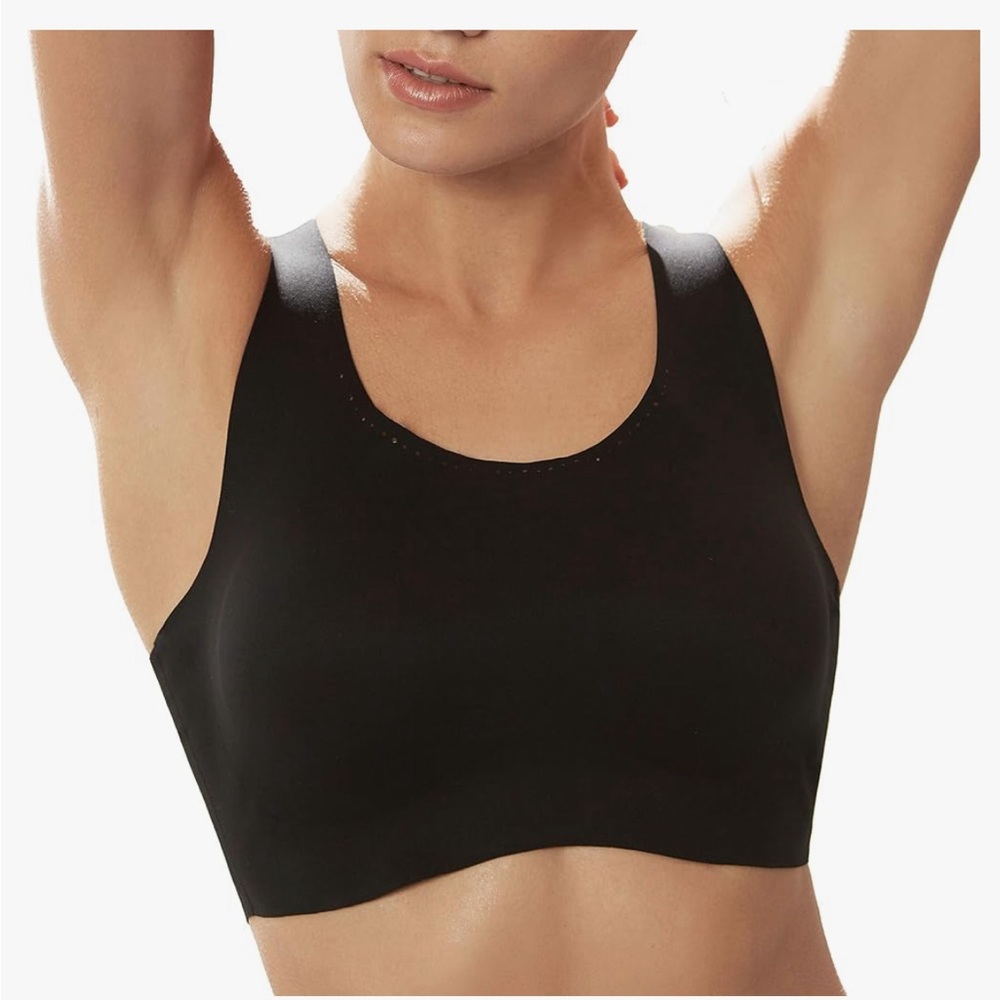 Ubras Women's Padded Sports Bra Laser Perforated High-Intensity L